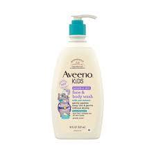Aveeno Kids Sensitive Skin Face  Body Wash With Oat Extract (532ml)